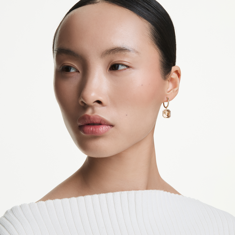 Swarovski Millenia Goldfarbene Ohrringe 5731148-zoom-