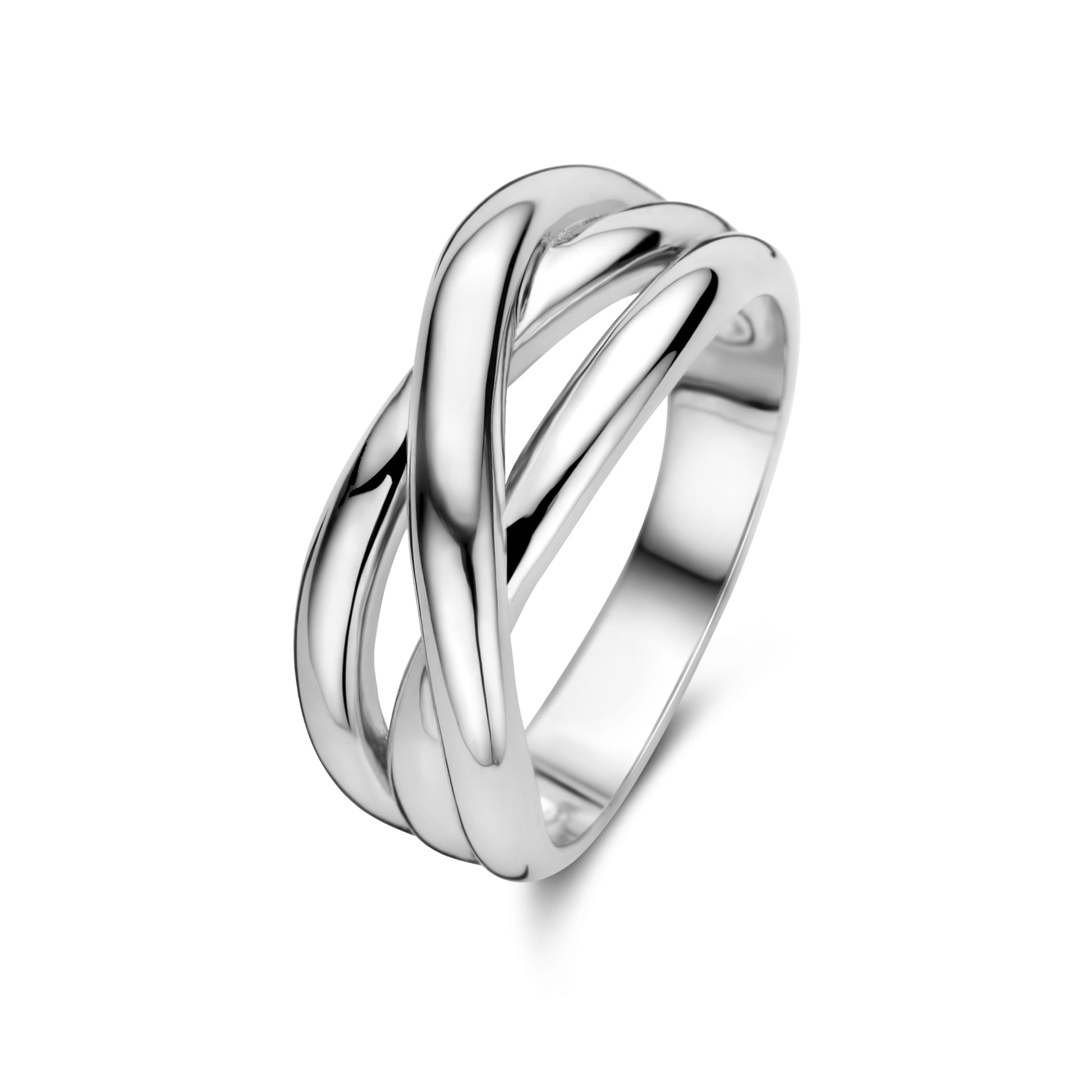 Parte Di Me Bibbiena Poppi Casentino 925 Sterling Silver Trinity Ring PDM33067-50