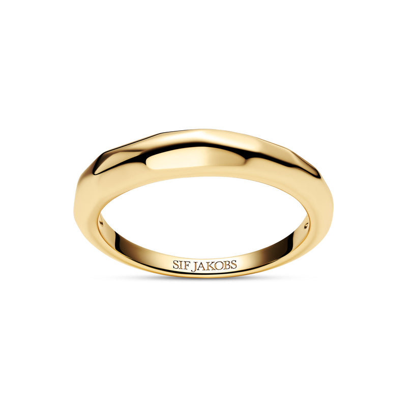 Sif Jakobs Gold Plated Roccia Ring SJ-R2724-YG-50-zoom-