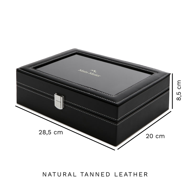 Mats Meier Mont Fort herren Uhrenbox Schwarz MM-Watchbox-1916-zoom-