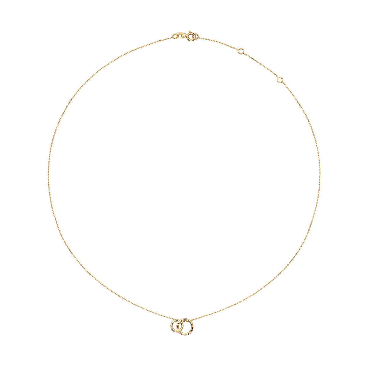 Jackie Gold Giro Doppio 14 Karat Gold Necklace 585 JKN25.408
