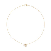 Jackie Gold Giro Doppio Halskette Aus 14 Karat Gold 585 JKN25.408