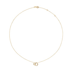 Jackie Gold Giro Doppio 14 Karat Gold Necklace 585 JKN25.408