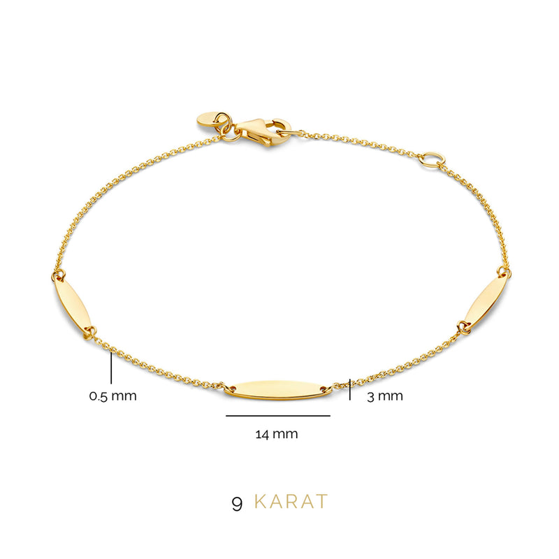 Beloro Jewels La Rinascente damen Armband 375 Gold BO320030-zoom-