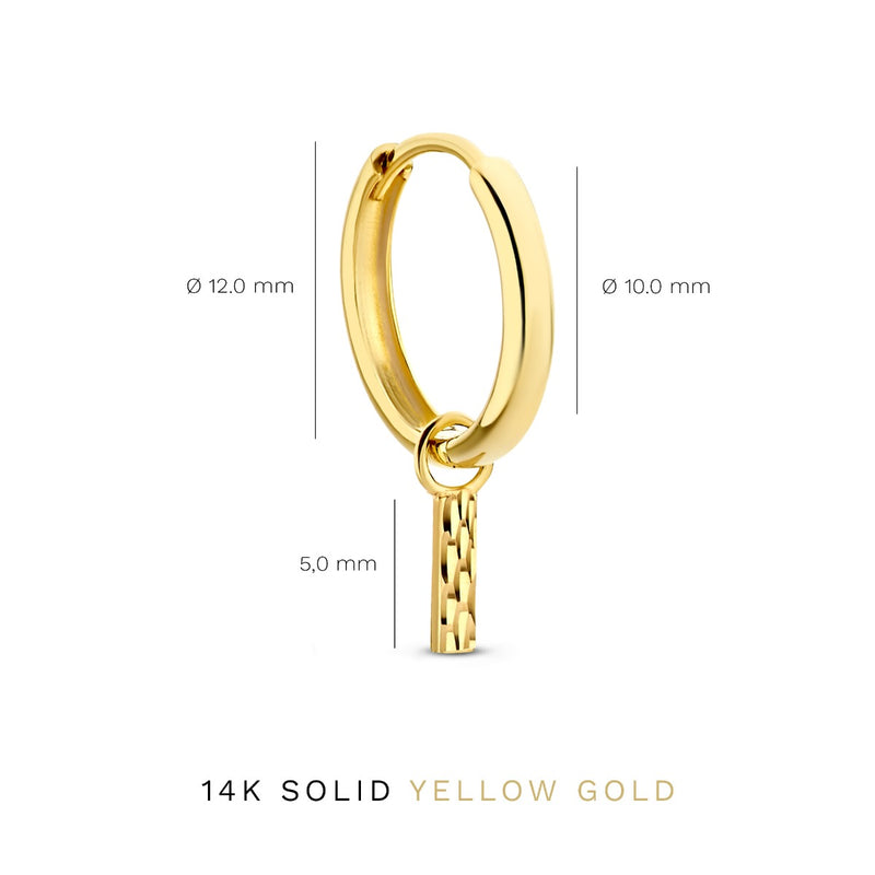 Isabel Bernard Rivoli Laura 14 Karat | Gold Reif-Ohrringe IB360150-zoom-