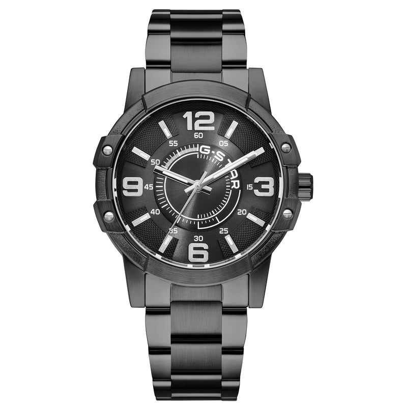 G-STAR Constructed Schwarze Herrenuhr GSW.506.08-zoom-
