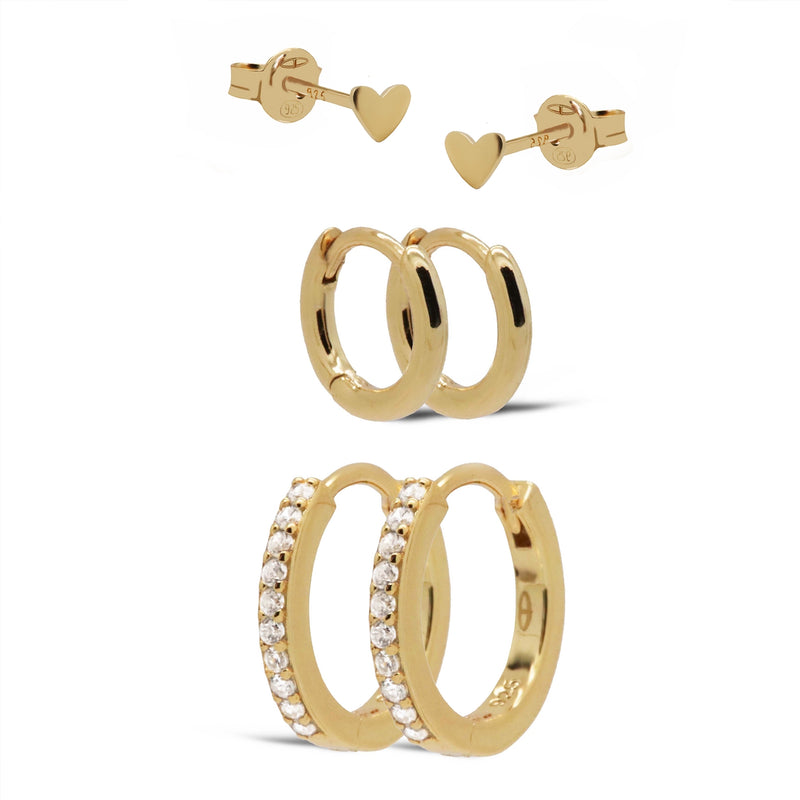 Karma 925 Sterling Silver Amara Earparty EPV48GP-zoom-