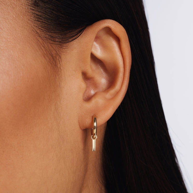 Isabel Bernard Monceau Josephine 14 Karat | Gold Reif-Ohrringe IB360152-zoom-