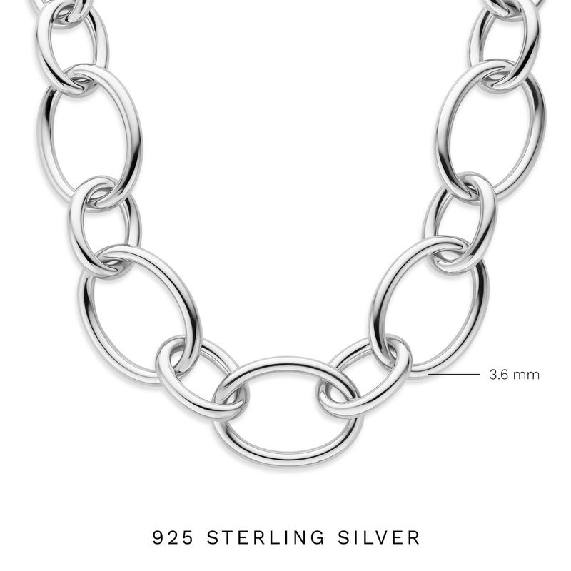 Parte Di Me Bibbiena Poppi Adriane 925 Sterling Silber Link Kette PDM34099-zoom-
