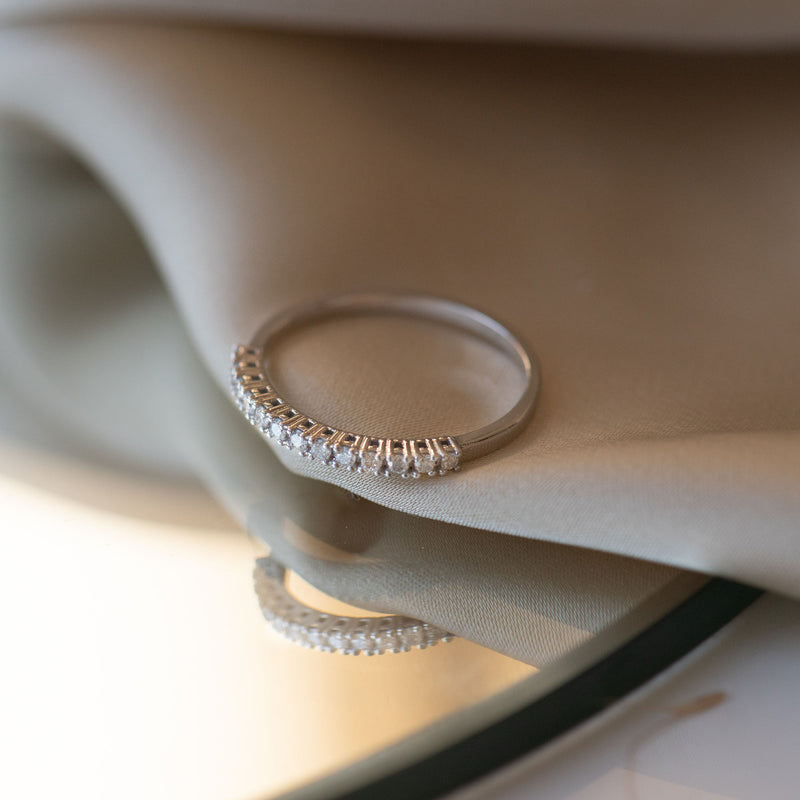 Isabel Bernard De la Paix Madeline 14 Karat | Weißgold Ring | Diamant 0.14 Karat | IBD330021-50-zoom-