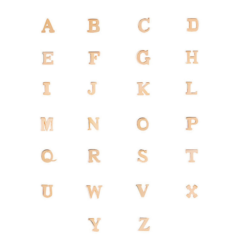 Isabel Bernard La Concorde Chloé 14 Karat | Roségold Initiale Halskette IB340062-A-zoom-