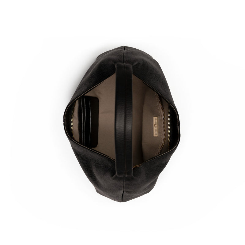 Isabel Bernard Honoré Grace Mini schwarze Leder-Handtasche aus Kalbsleder IB21132-001-zoom-