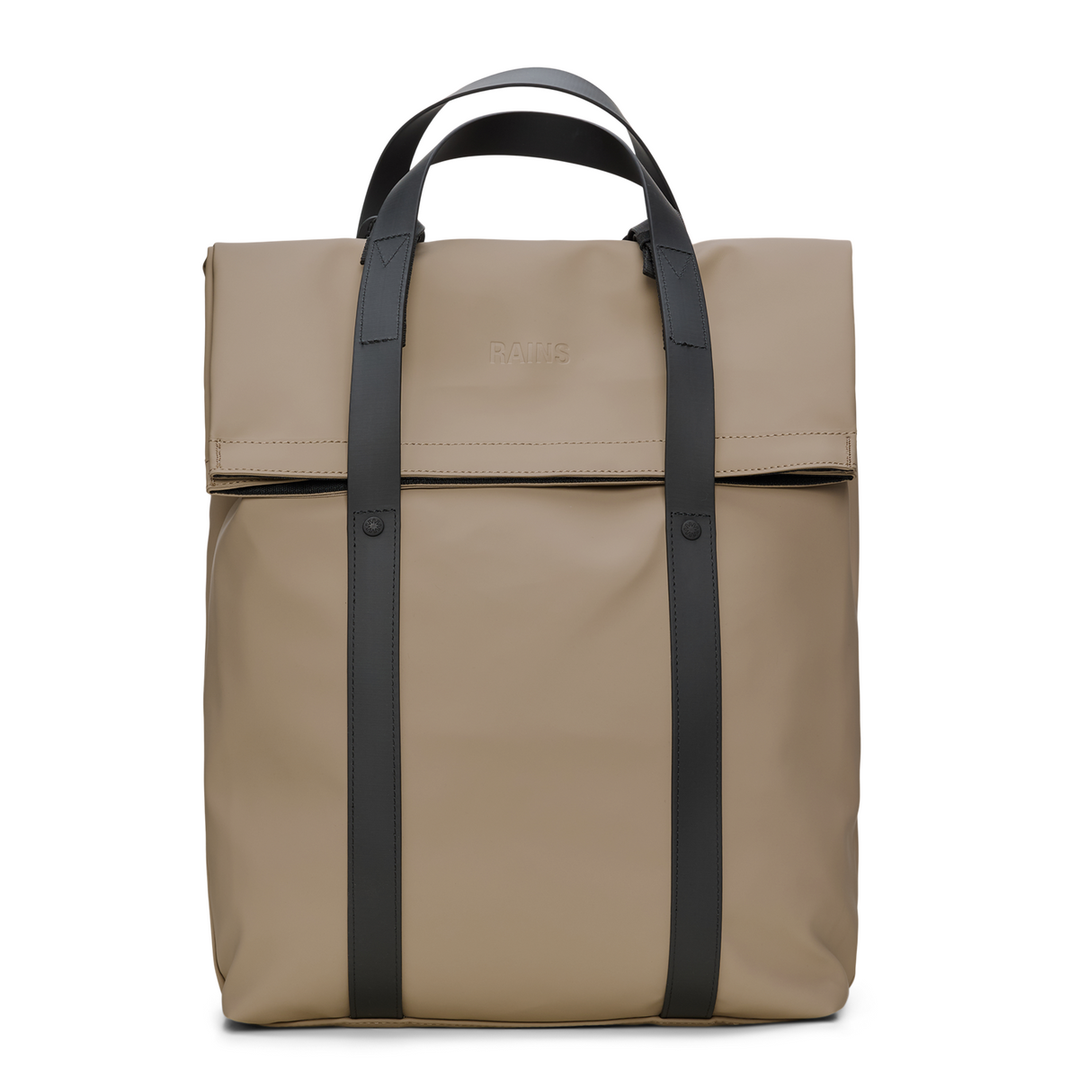 Rains Beige 2 Way Tote Backpack R12940-133