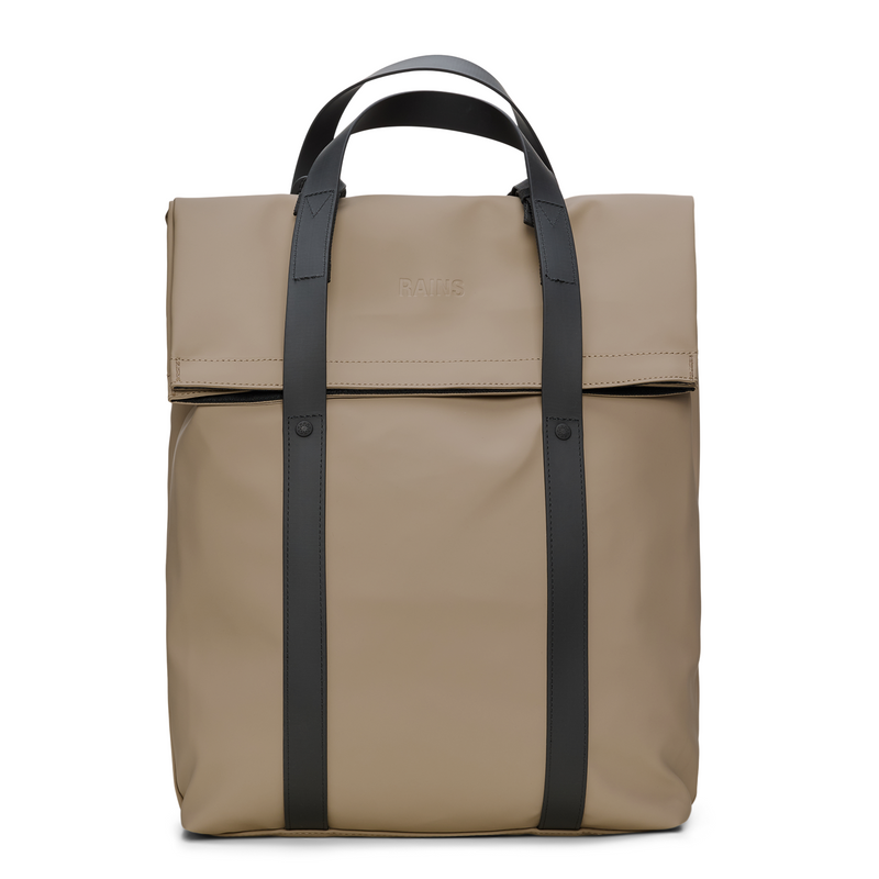 Rains Beige 2 Way Tote Backpack R12940-133-zoom-