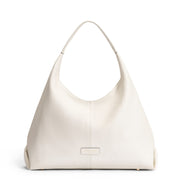 Isabel Bernard Honoré Grace cremefarbene Leder-Schultertasche aus Kalbsleder IB25093-070