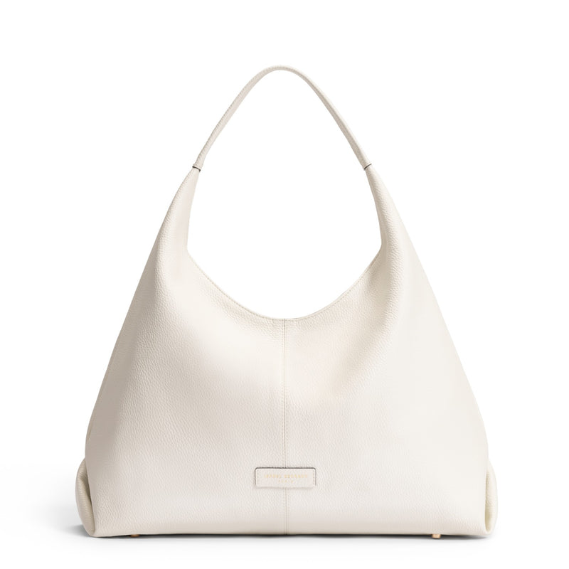Isabel Bernard Honoré Grace cremefarbene Leder-Schultertasche aus Kalbsleder IB25093-070-zoom-