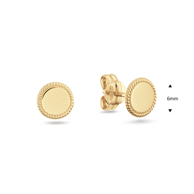 Jackie Gold Tournesol Ohrstecker Aus 14 Karat Gold 585 JKE25.519-zoom-