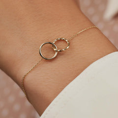 Isabel Bernard Rivoli Lisan 14 Carat Golden Bracelet IB320088