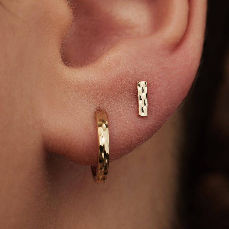Isabel Bernard Rivoli Laura 14 Karat | Gold Ohrstecker IB360149-zoom-