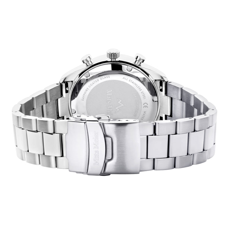 Mats Meier Arosa Racing herren Uhr Silber MM50009-zoom-