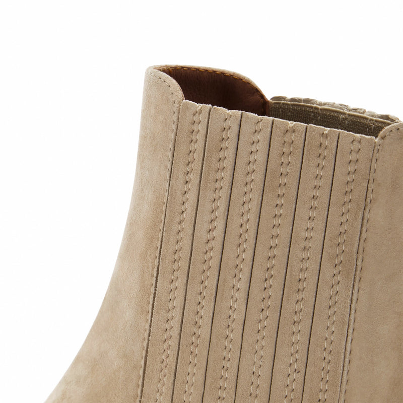 Isabel Bernard Vendôme Chey Beige Suede Chelsea Stiefel IB53000SS-174-37-zoom-
