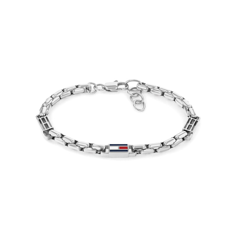 Tommy Hilfiger Edelstahl Silberfarbenes Herren Gliederarmband TJ2790674-zoom-