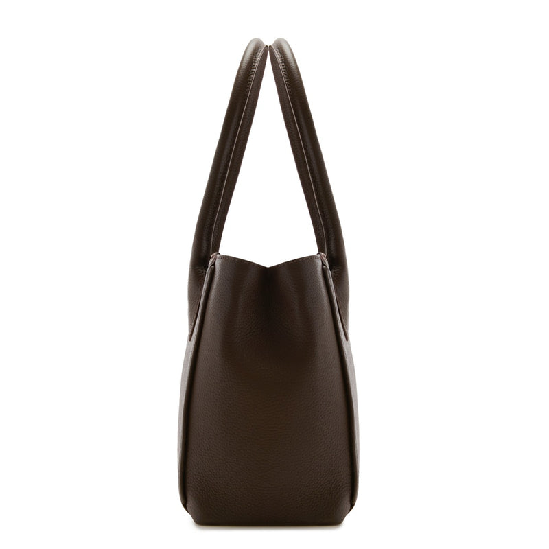 Isabel Bernard Honoré Cloe Midi Braune Kalbsleder Handtasche IB25082-031-zoom-