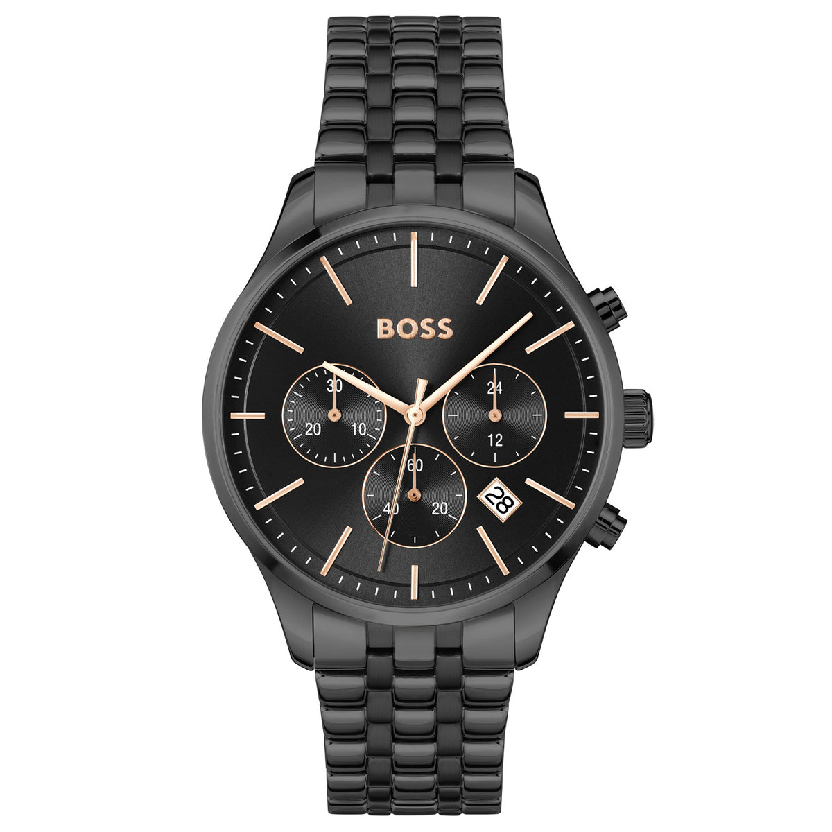 Hugo Boss AVERY Zwart Heren Horloge 2002-HB1514256
