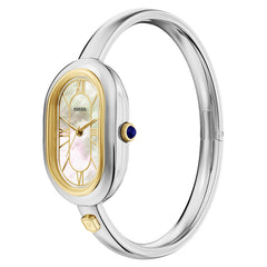 Fossil Sloan Oval White Dial Watch ES5455