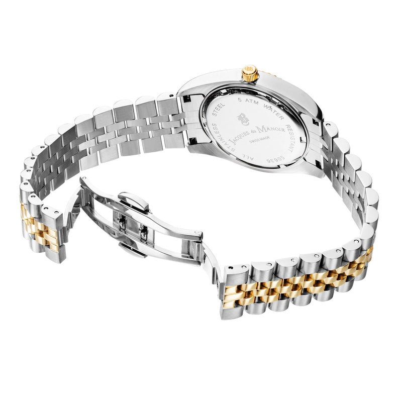 Jacques Du Manoir Inspiration White MOP Women's Watch NROP.07-zoom-