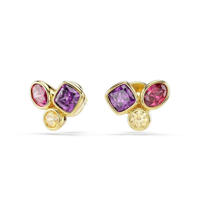 Swarovski Imber Organic Goldfarbene, mehrfarbige Ohrstecker 5760019-zoom-