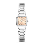 Parte di Me Orologio square ladies watch silver coloured and taupe PDM09028