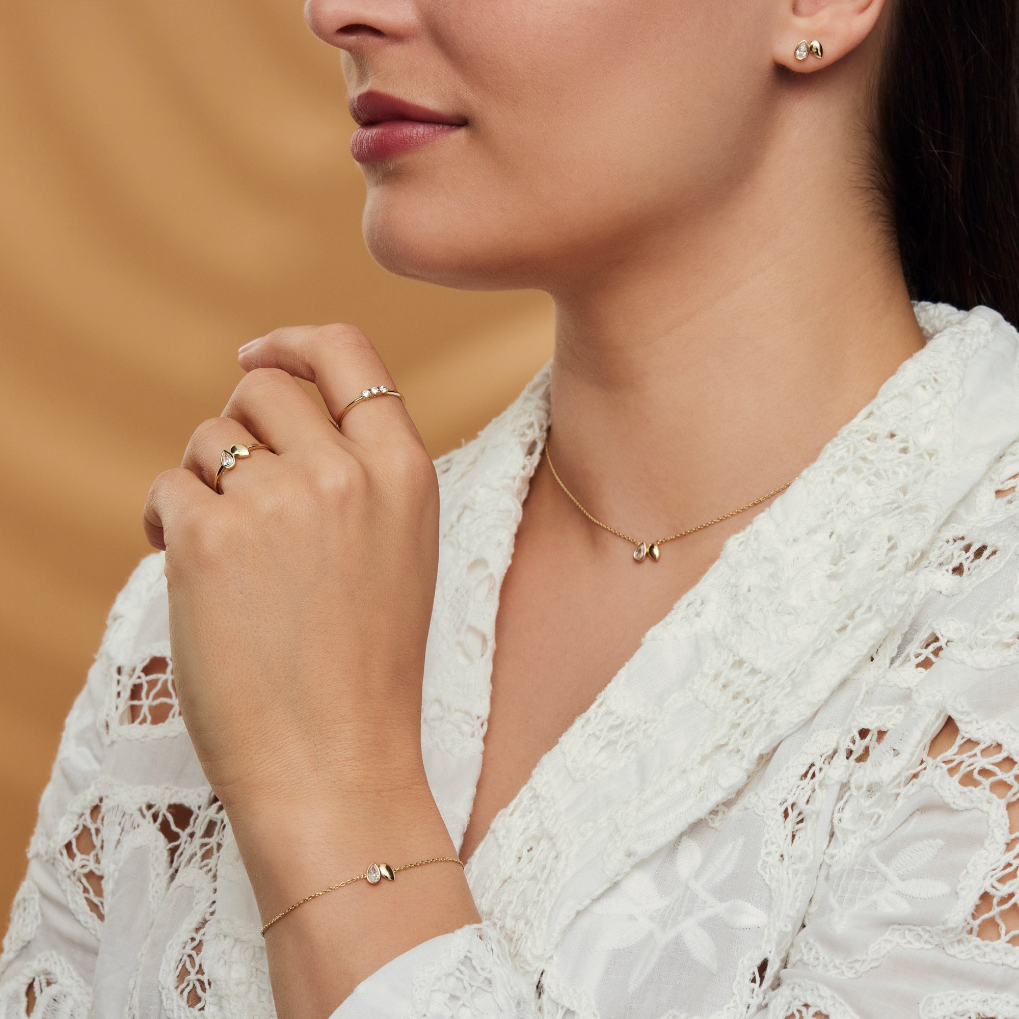 Beloro Jewels Monte Napoleone Stella 9 carat gold Ring BO330003-56