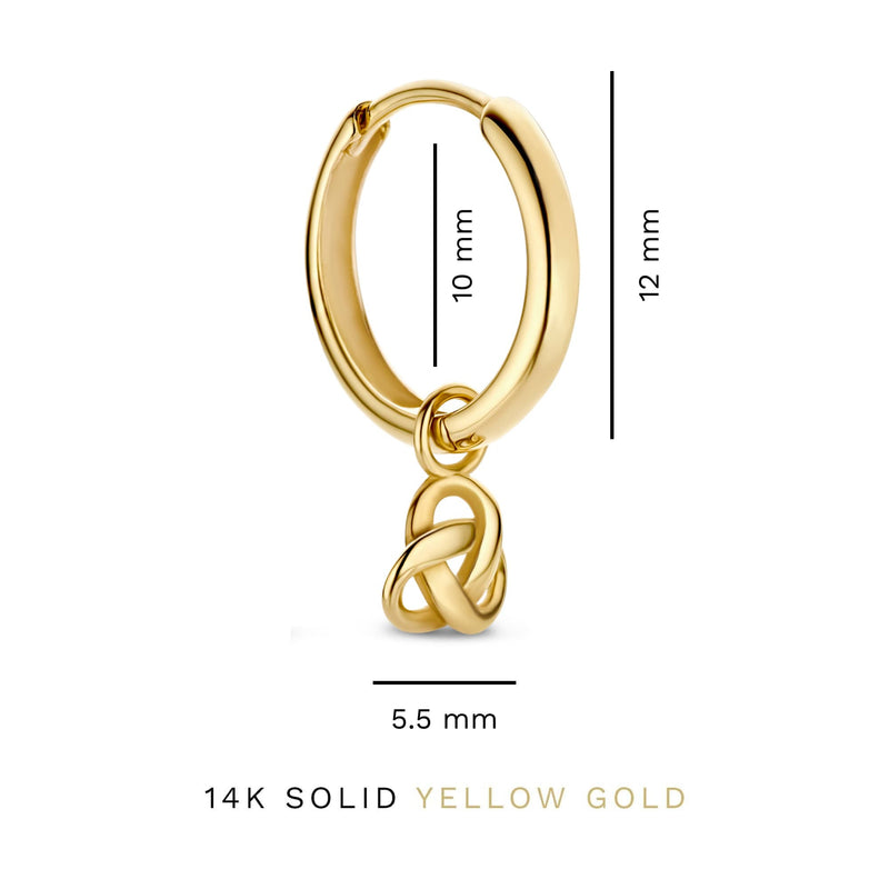 Isabel Bernard Rivoli Méline 14 Karat | Gold Reif-Ohrringe IB360222-zoom-