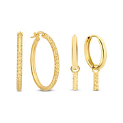 Isabel Bernard Cadeau d´Isabel 14 Karat | Gold Ohrringe Set IB90133