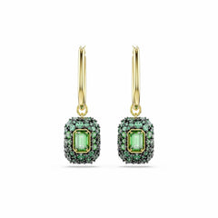 Swarovski Sublima Glam Gold-Tone Earrings with Green Crystal 5752890