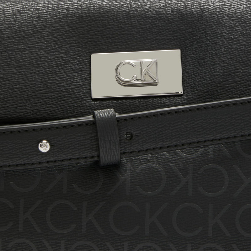 Calvin Klein Push Schwarze Schultertasche K60K6121430GJ-zoom-