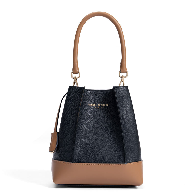 Isabel Bernard Femme Forte Minette Schwarz Kalbsleder Handtasche IB21114-001-zoom-