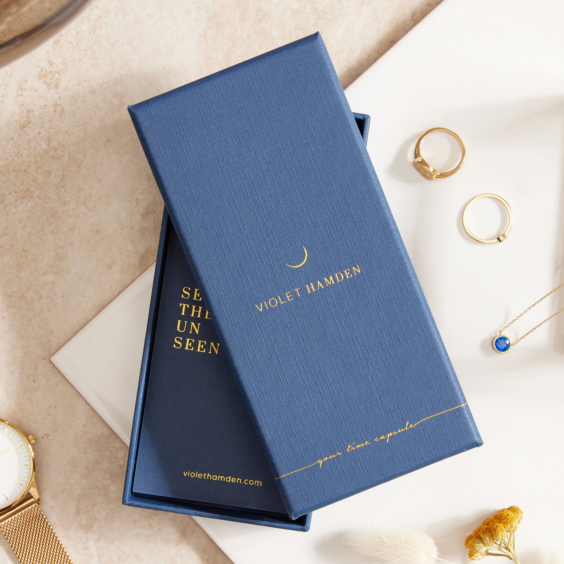 Violet Hamden Dawn Gold-coloured/Green Watch (34 mm) VH09004