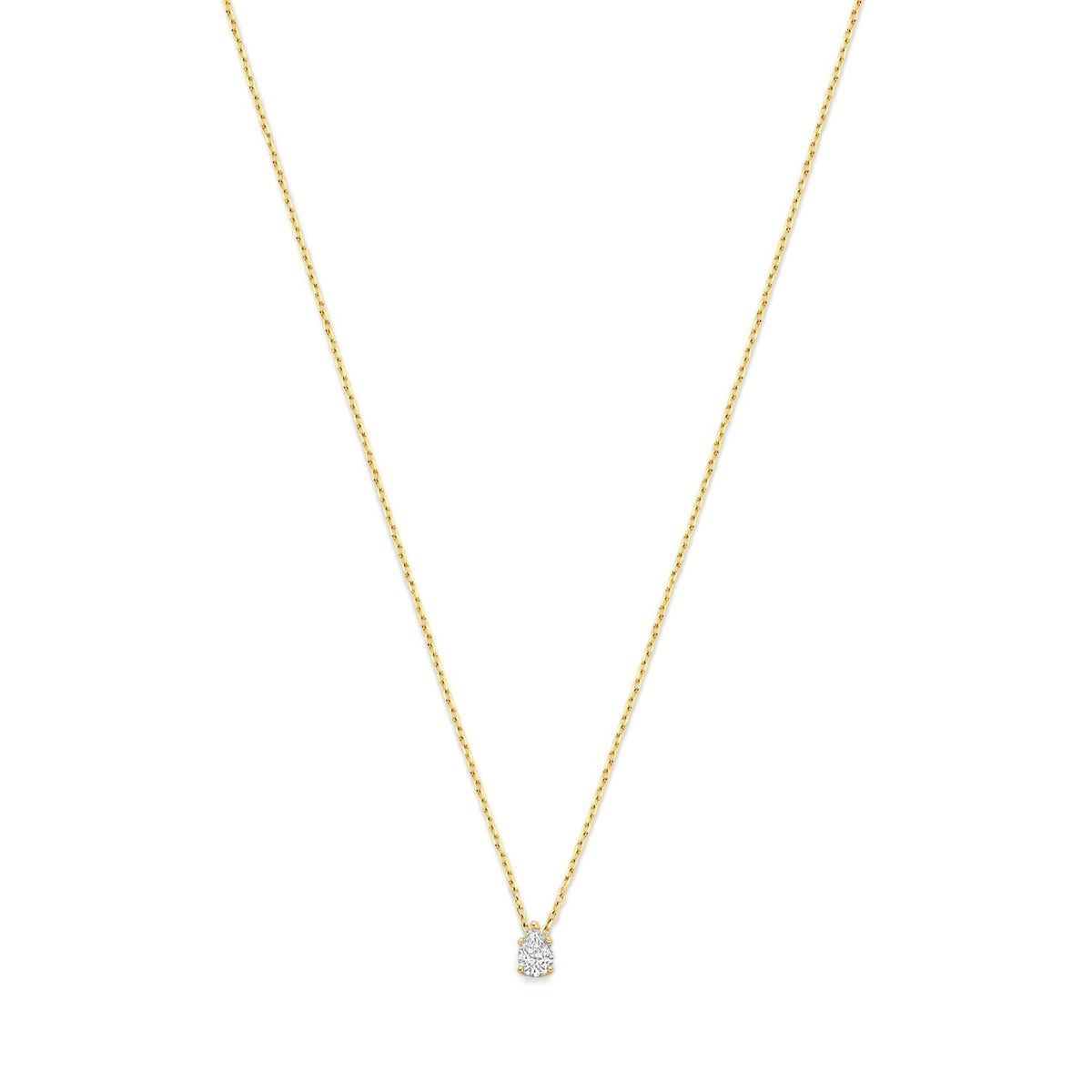 Isabel Bernard De la Paix Eloise 14 karat gold necklace with diamond 0.15 carat IBD350026