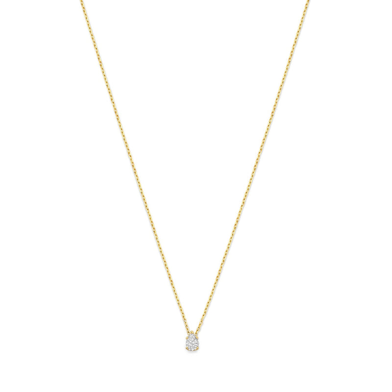 Isabel Bernard De la Paix Eloise 14 karat gold necklace with diamond 0.15 carat IBD350026-zoom-