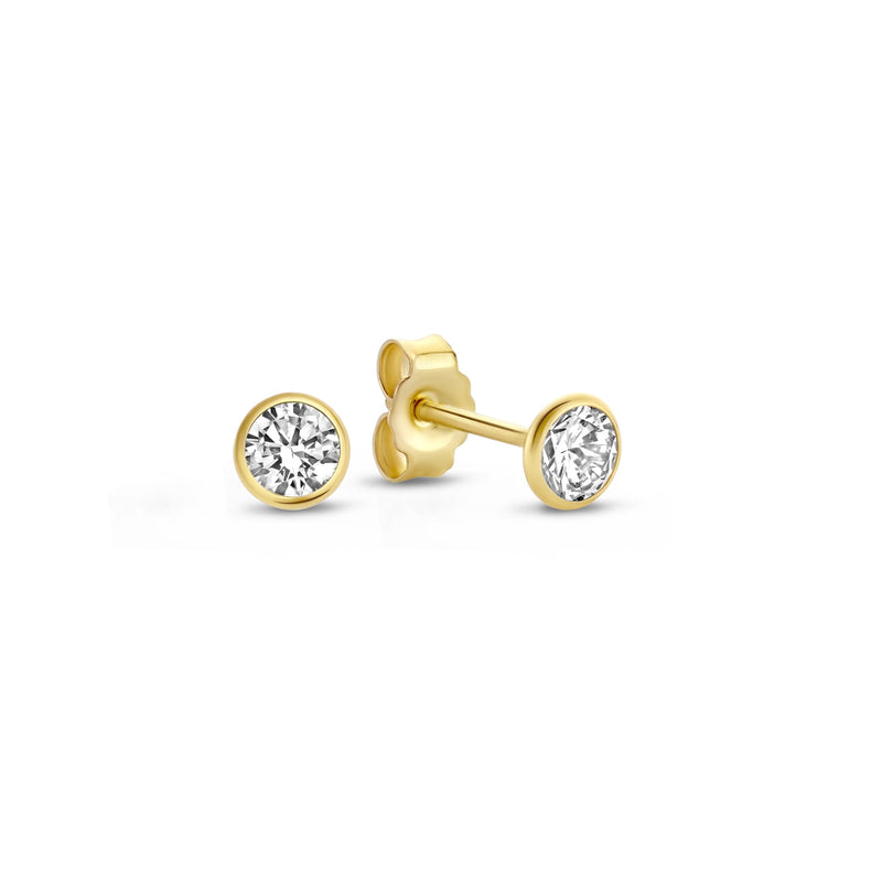 Isabel Bernard Rivoli Juliette 14 Karat | Gold Ohrstecker IB360195-zoom-