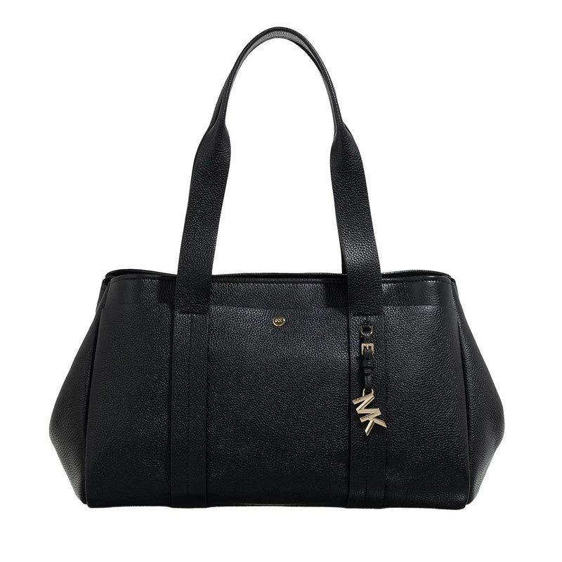 Michael Kors Romee Black Leather Shoulder bag 2001-A0542937-zoom-