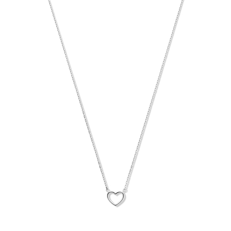 Isabel Bernard Saint Germain Amore 14 Karat | Weißgold Halskette IB340076-zoom-