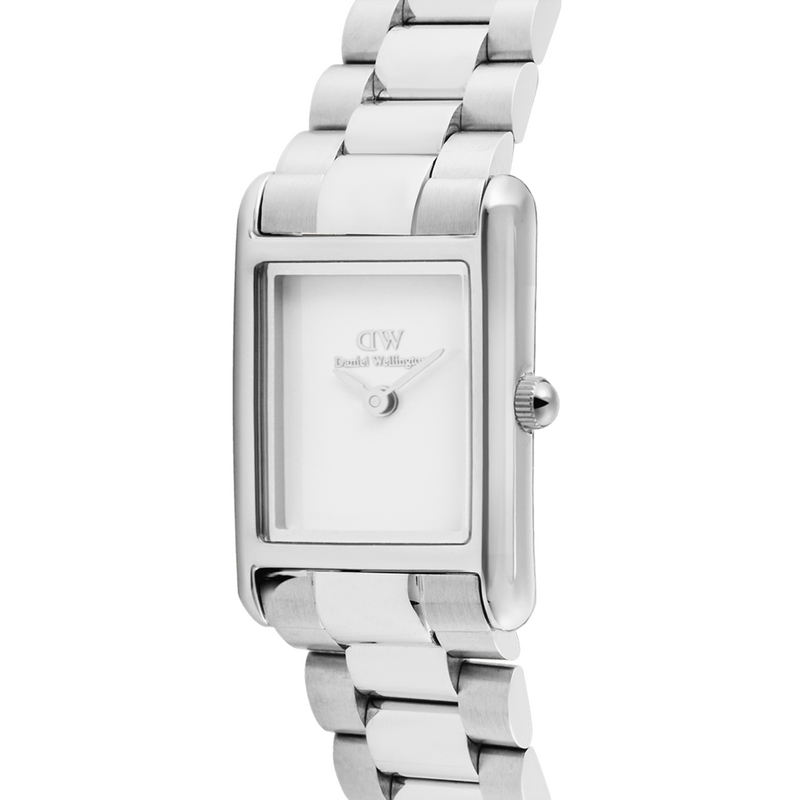 Daniel Wellington Bound Mini 3-Link Silber Damen Uhr DW00100930-zoom-
