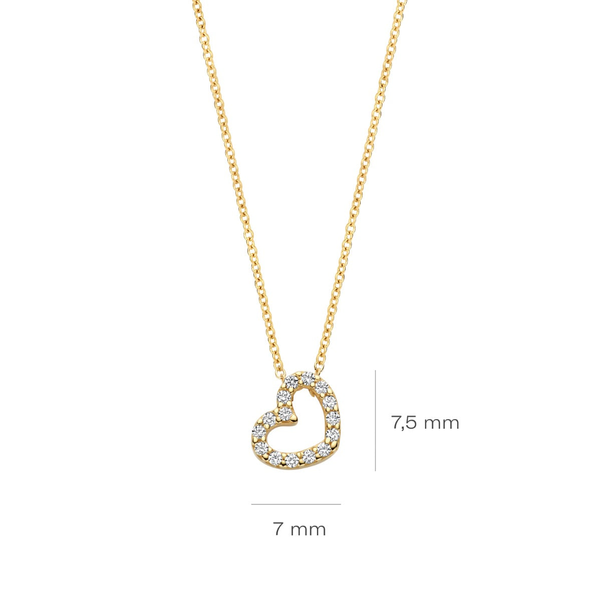 Blush 14 karat gold Necklace 3072YZI