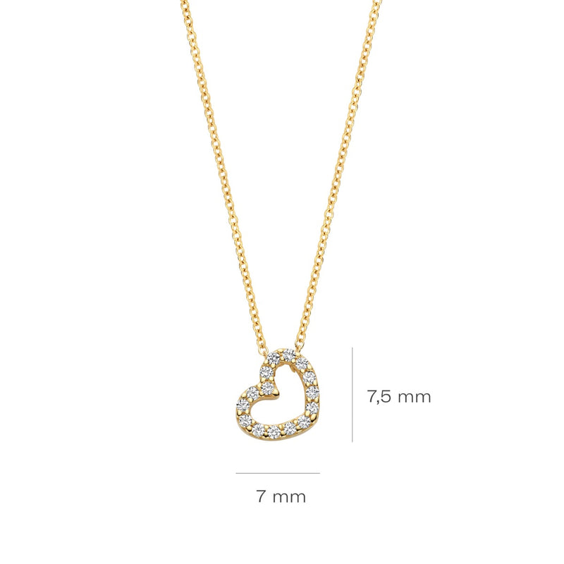 Blush 14 Karat Golden Necklace 3072YZI-zoom-