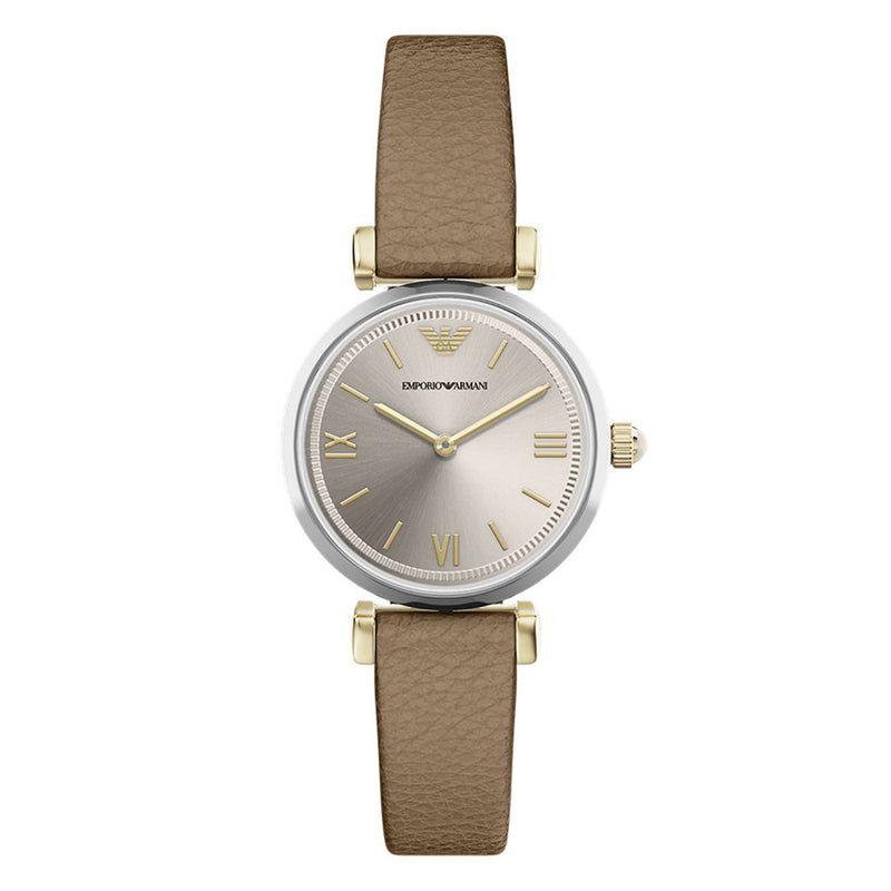 Emporio Armani Round Gold Dial Watch AR11770-zoom-