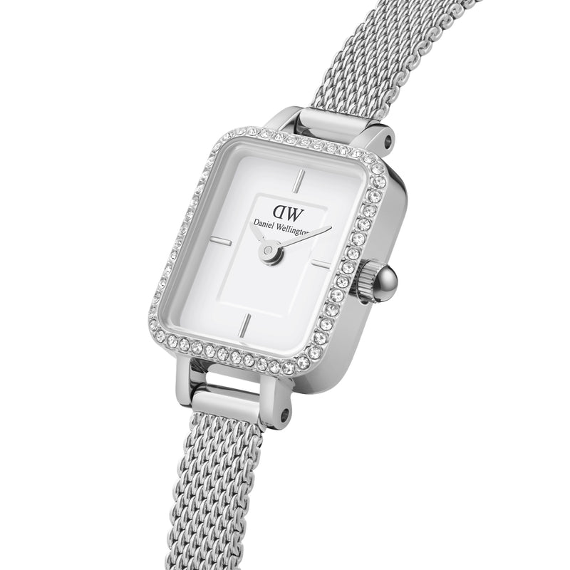 Daniel Wellington Quadro Mini damen Uhr Silber DW00100732-zoom-