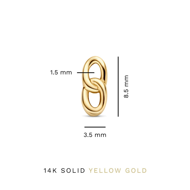 Isabel Bernard Le Marais Regine 14 Karat | Gold Ohrstecker IB360218-zoom-
